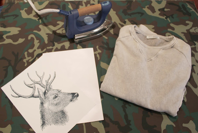 DIY sudadera con estampado animal