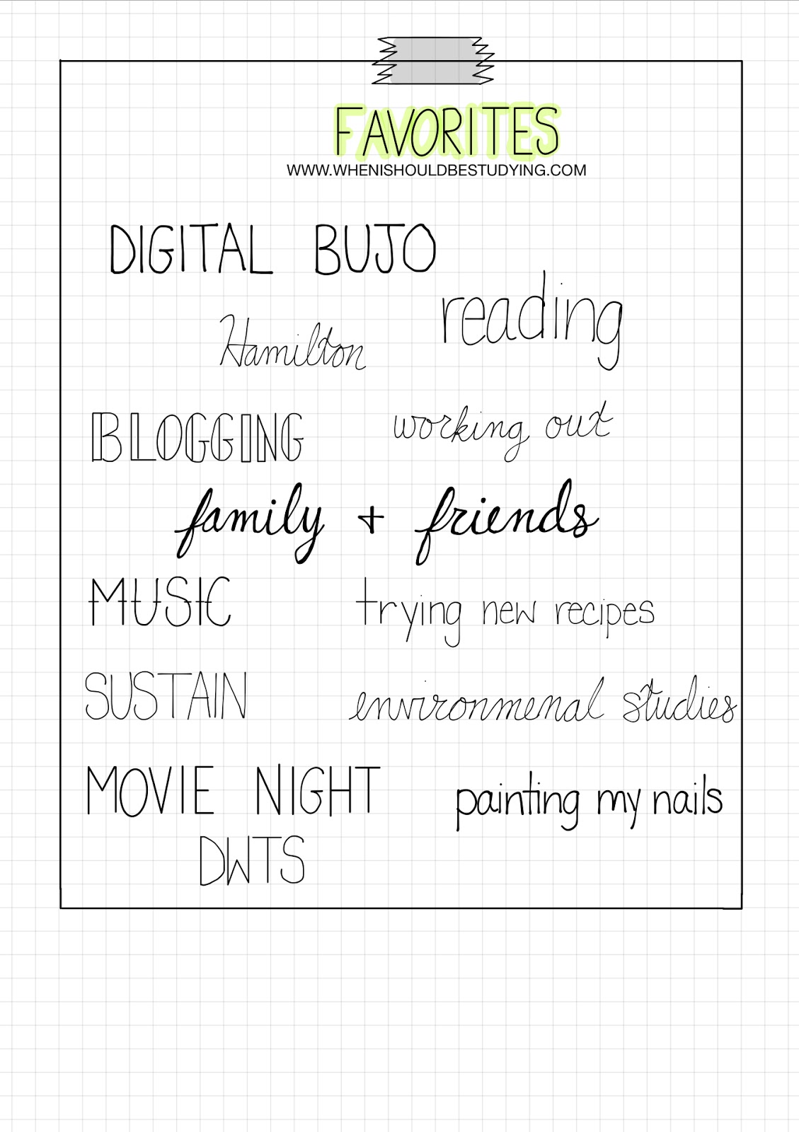 Add A Page Of Self Care Reminders To Your Bullet Journal Bujo