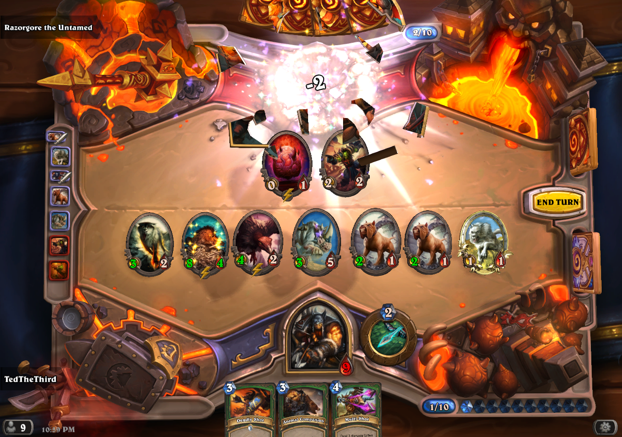 [Hearthstone] Defeating Razorgore the Untamed (Normal)