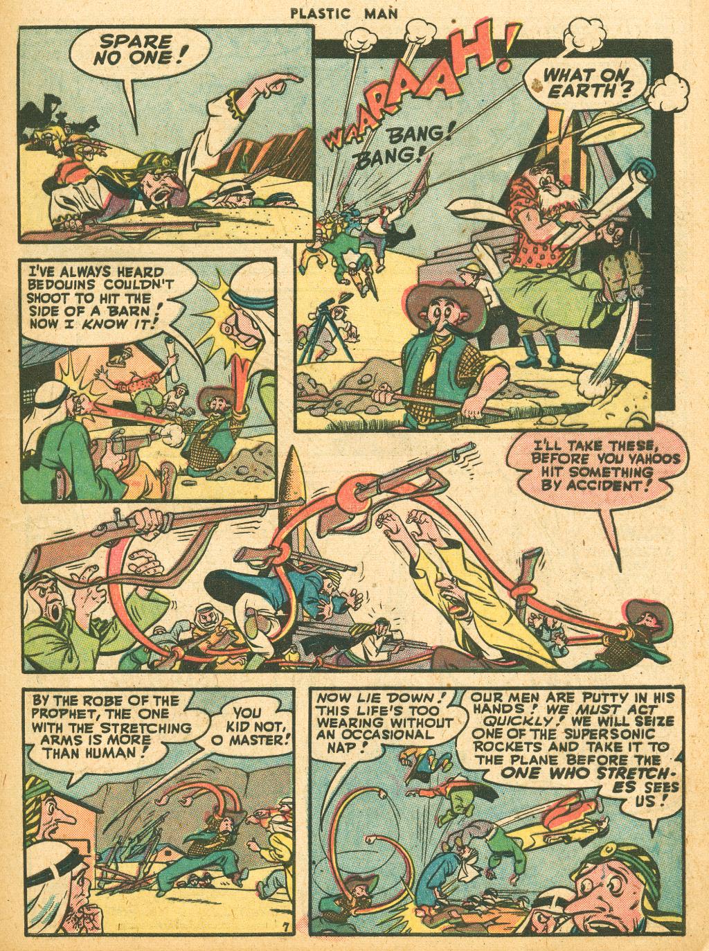 Read online Plastic Man (1943) comic -  Issue #10 - 9