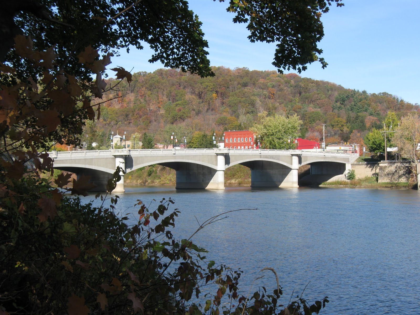 Retiring Guy Along the Allegheny River in Warren, Pennsylvania