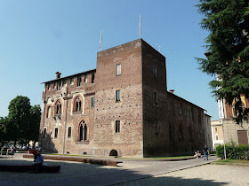 The Visconti Castle, built in the 14th century, is one of the  architectural highlights of Abbiategrasso