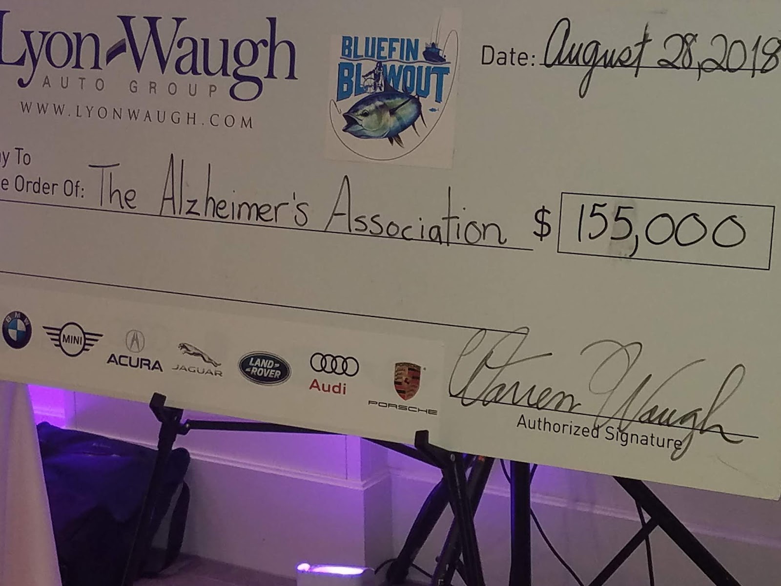 Tarr Talk Bluefin Blowout LyonWaugh Auto Group Nets A Bundle For