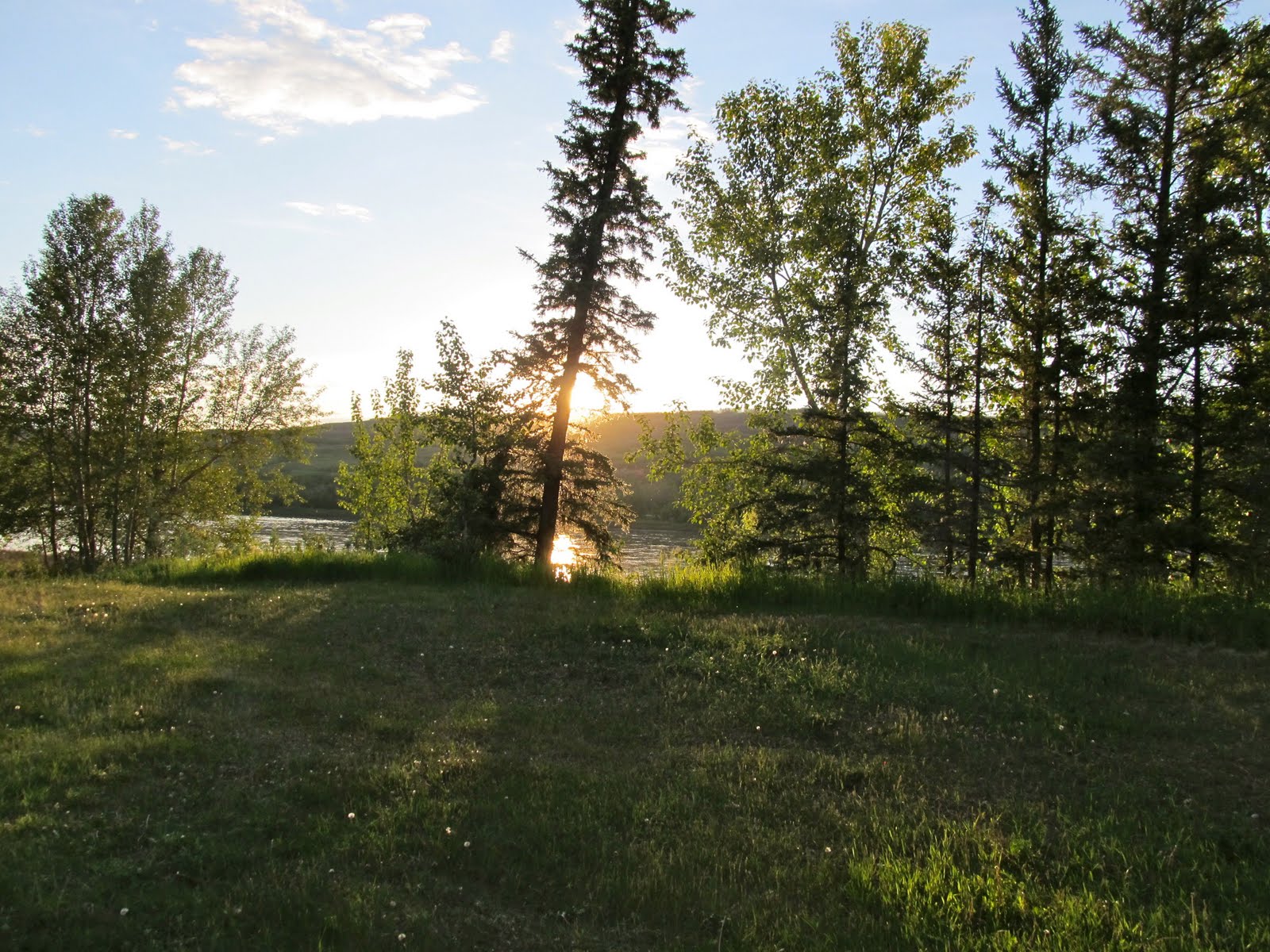 Jeff & Cass Travel Blog Camping, Tangent Park, Alberta