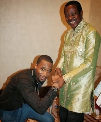 dbanj knees king sunny ade