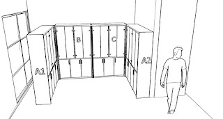 furniture semarang - Filing Cabinet System Moveable - Lemari Dokumen Kantor Dengan Roda Bisa Digeser Pintu Kaca 