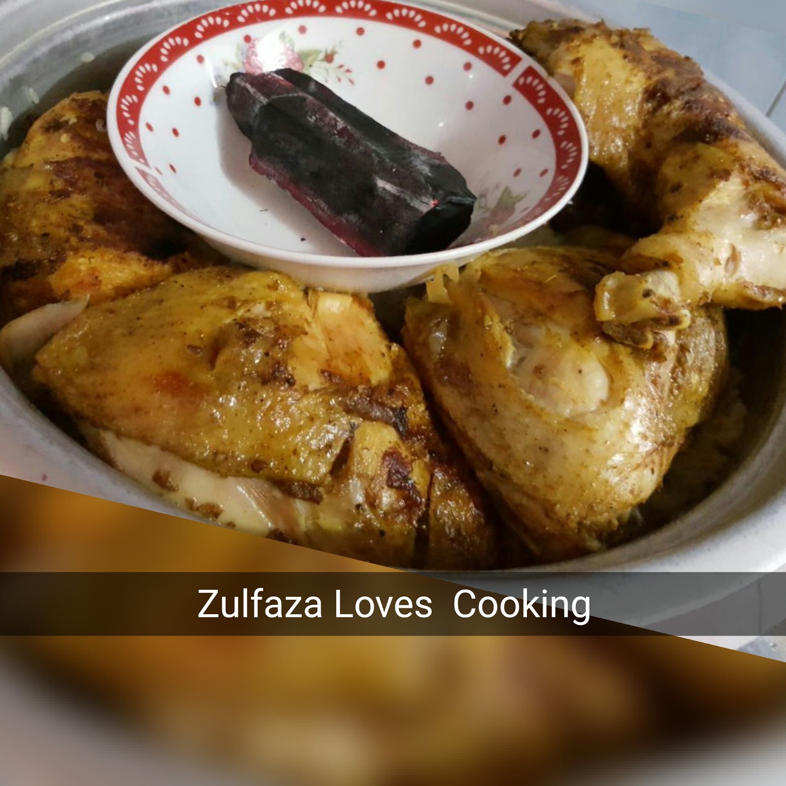 ZULFAZA LOVES COOKING: Chicken Madhbi With Rice