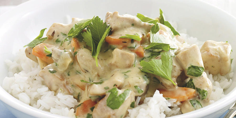 Rezept: Frikassee mit Spargel und Pilzen — Lovely Bees