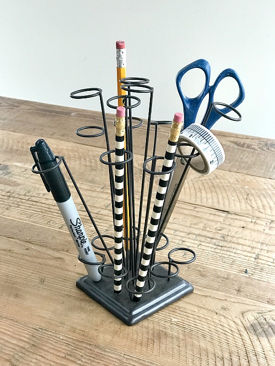 DIY Office supply organizer for the office
