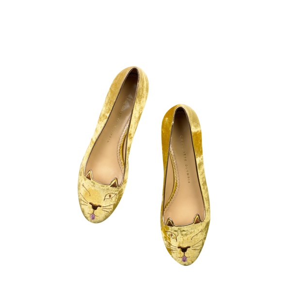 Cheeky Kitty - Charlotte Olympia 'Kitty & Co' Cat Flats Collection