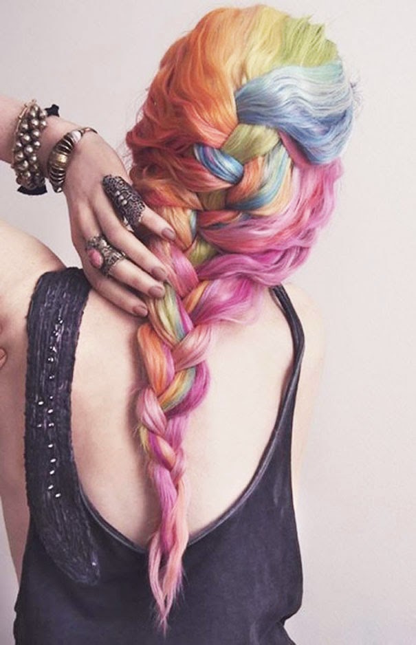 Mikeliveira S Space Amazing Rainbow Pastel Hair Trend Among Women