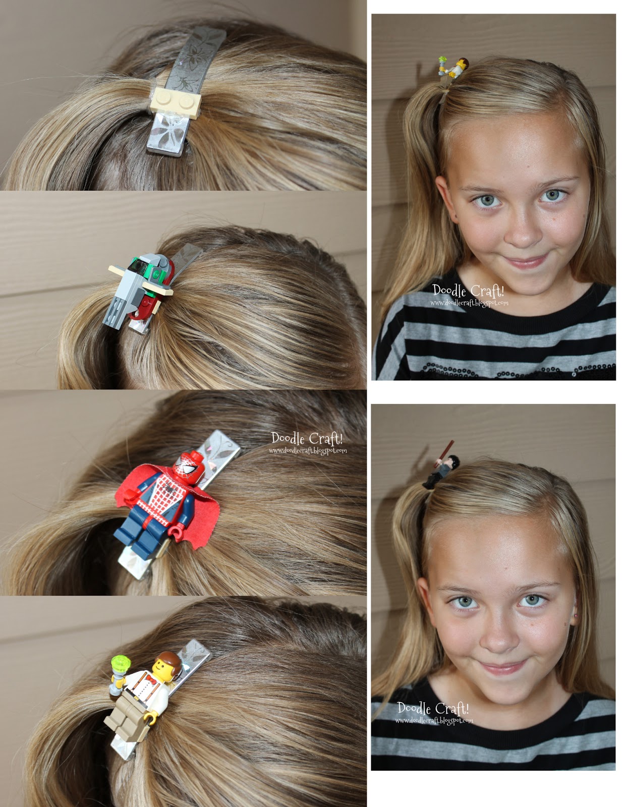 Interchangeable Lego Hairclip!
