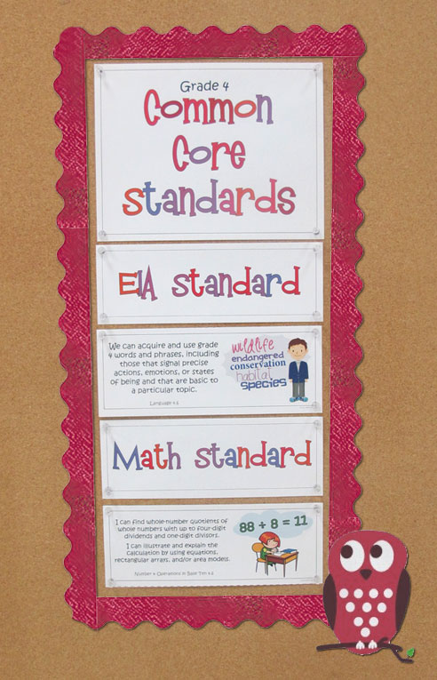Steve's Classroom: Fourth Grade Common Core Standards Posters