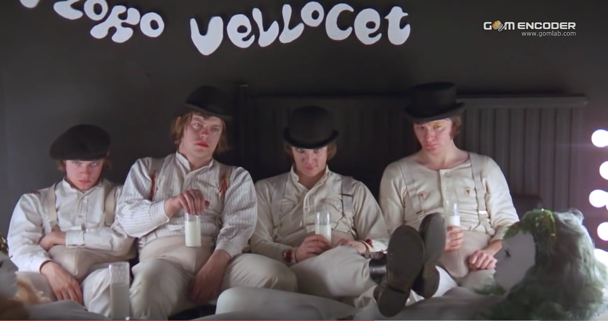 Chloe's Media Blog ☮ ☮ ☮ A Clockwork Orange Opening Scene Analysis ☮ ☮ ☮