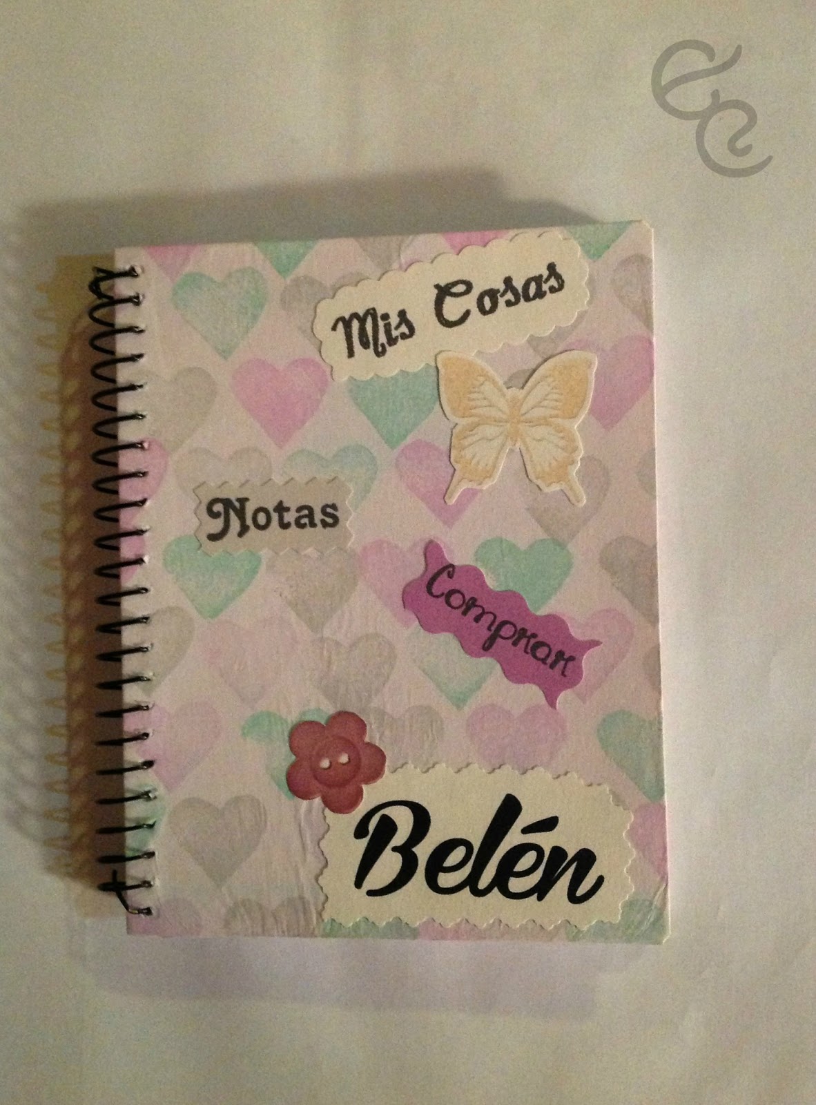Emma Creaciones: Libreta personalizada