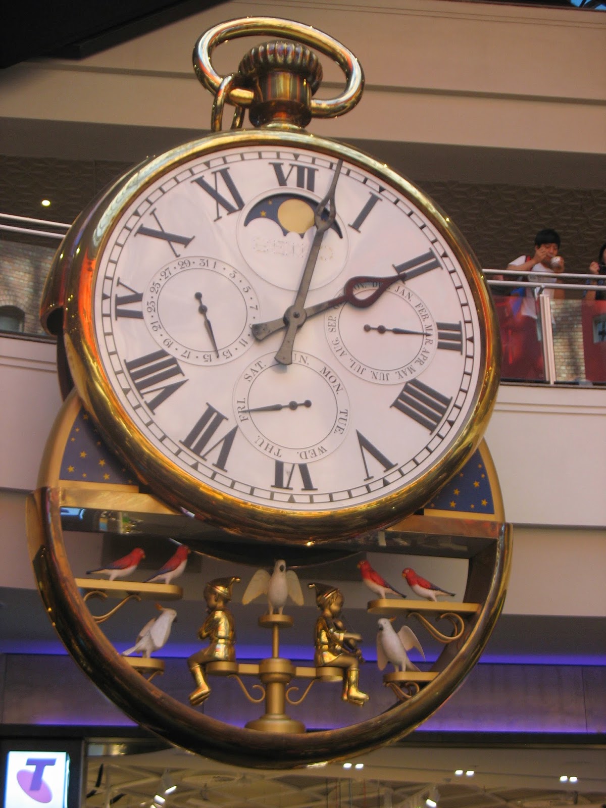 Little Steffi in BIG BIG Australia Melbourne Pocket watch at