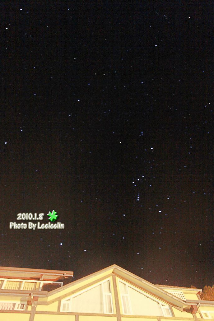 廬山銀河流星夜景|觀月山莊星軌拍攝