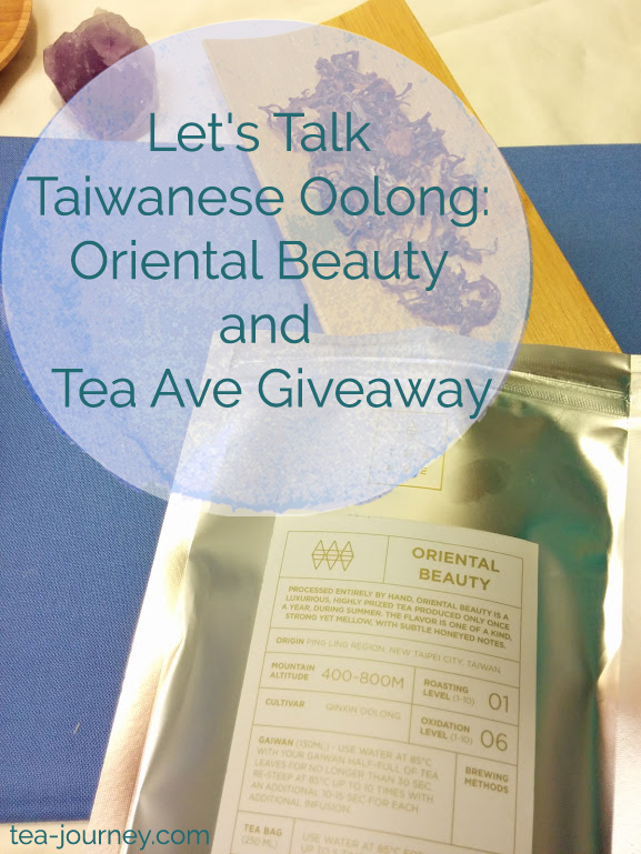 Taiwanese Oolongs have a special place in my heart as they are one of the first teas I tried when I begun my Tea Journey.  So in dedication to the leaf and Taiwanese teas, we are going to look at 5 different Oolongs throughout September. Our first tea is Oriental Beauty with a giveaway for 8 teas in a tin with a 15$ gift card.