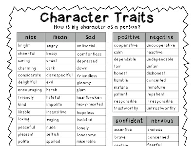 【人気ダウンロード！】 list of character traits positive 454665-List of personality traits positive