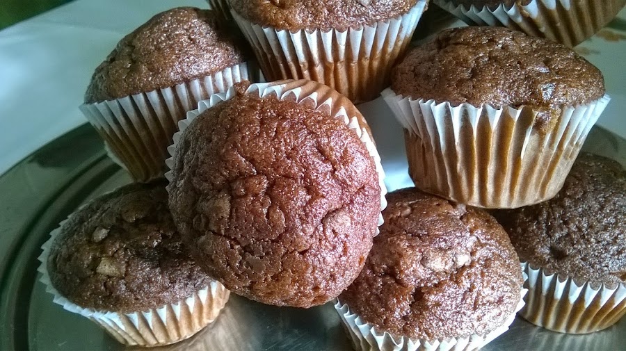 Muffins de Chocolates Bañados con Natillas