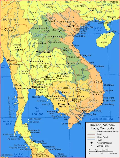  Peta Laos