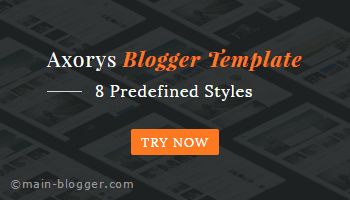 axorys responsive blogger template