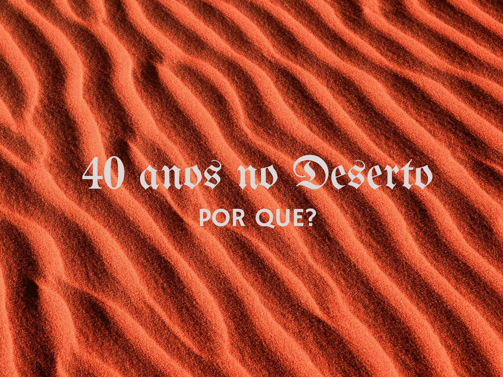 O mundo aos nossos olhos 40 anos no deserto O mundo aos nossos olhos 40 anos no deserto