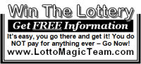 Florida Lotto Magic 1 inch display advertisement