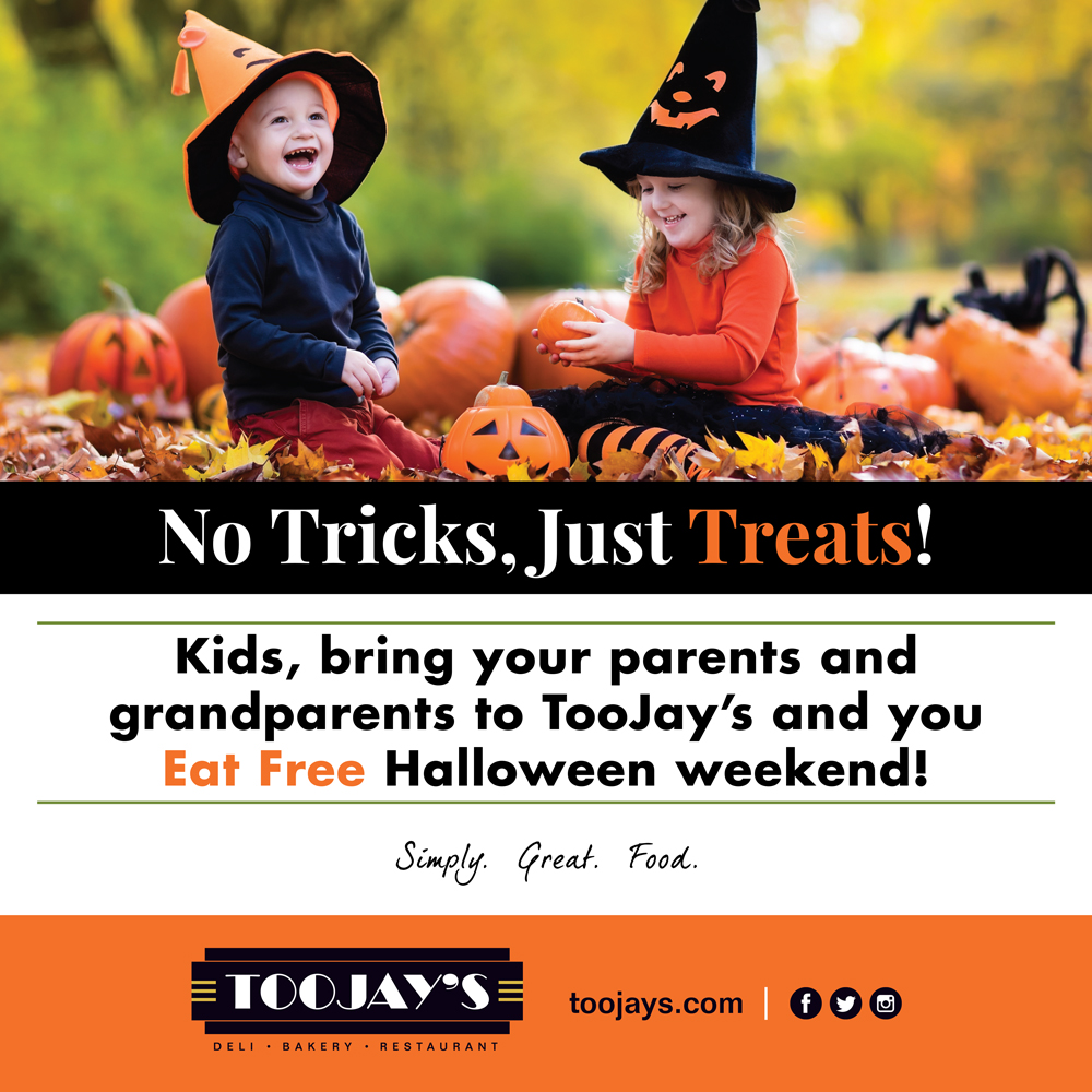 Kids Eat Free At Toojay S During Halloween Weekend