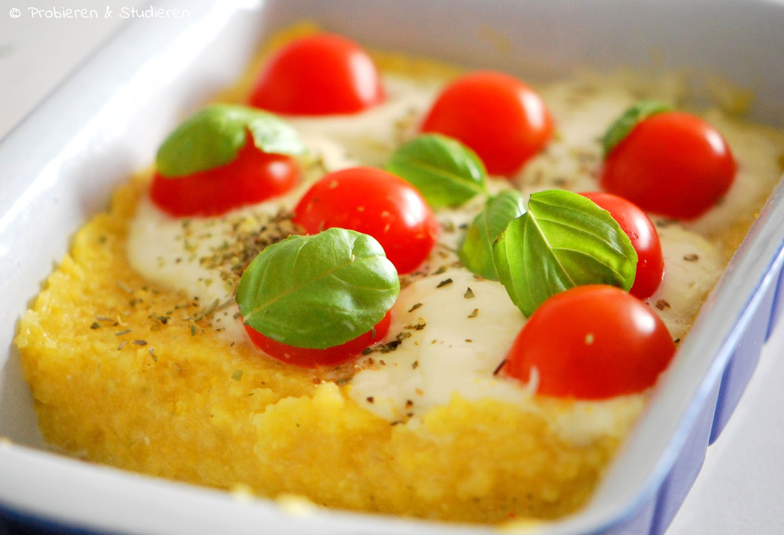 Probieren und Studieren : Italienisch gebackene Polenta mit Tomate ...