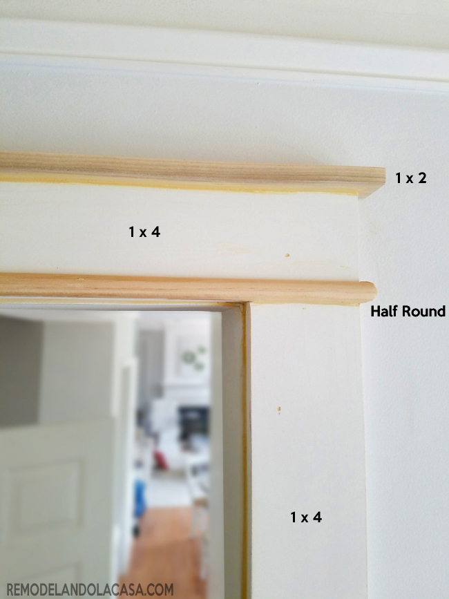 The Easiest Door Trim Remodelando La Casa
