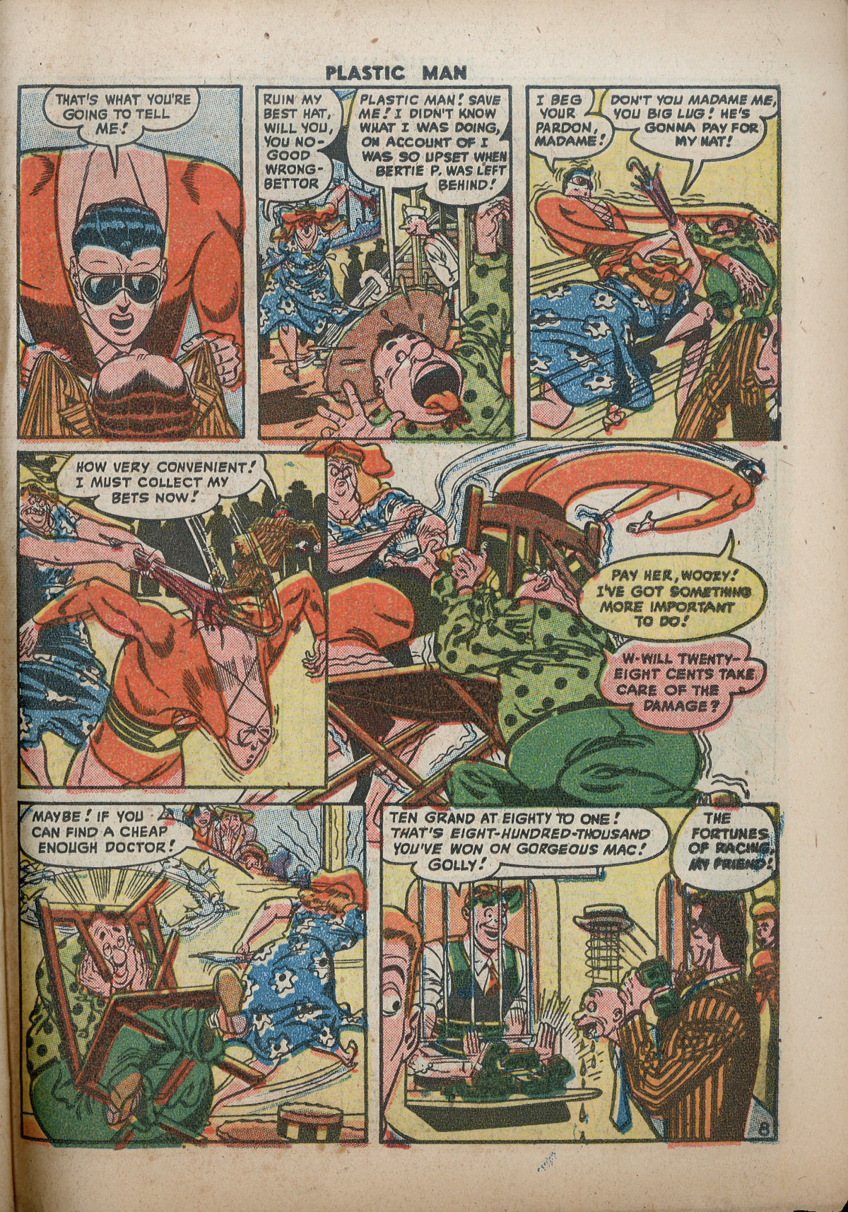 Read online Plastic Man (1943) comic -  Issue #12 - 43