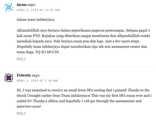 Testimonial dari pelanggan produk affiliate terbaik Tim Infokerjaya