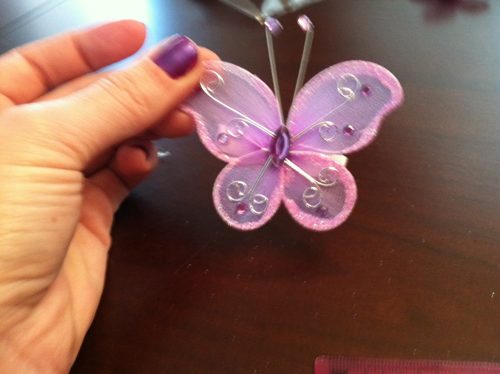 PinUp Kitten^..^ Butterfly Hair Clips