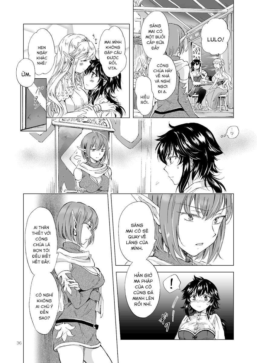HentaiVN.net - Ảnh 37 - Tuyển tập Yuri Oneshot - Chap 126: Seinaru Chichi no Elf Hime