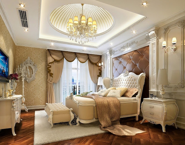 Mẫu thiết kế nội thất chung cư phong cách hoàng gia - 5
