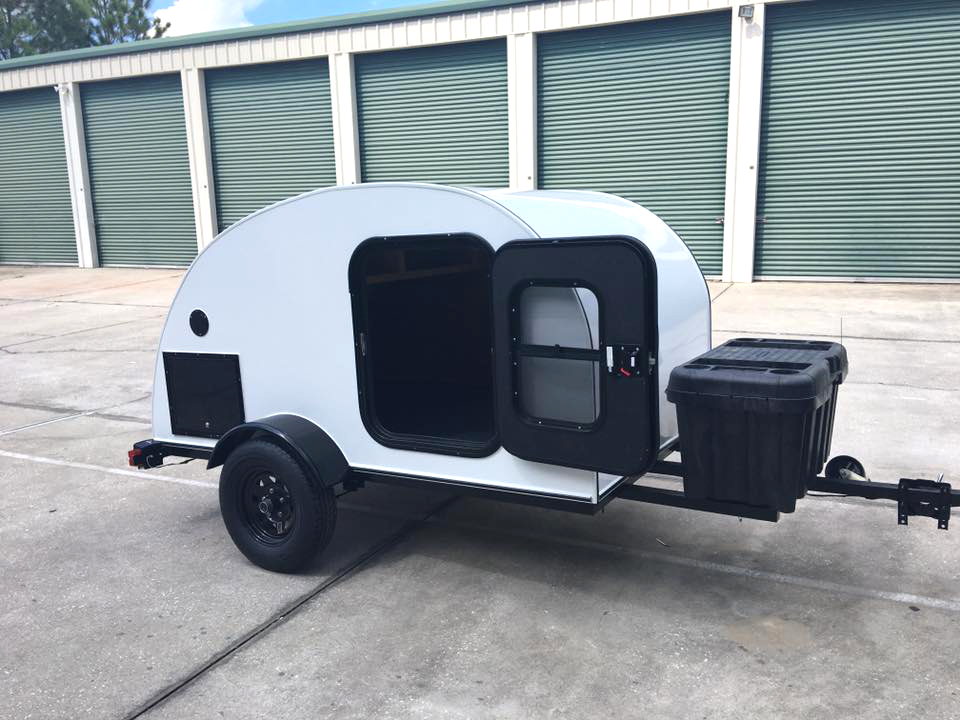 Tiny Yellow Teardrop Featured Teardrop Tiny Camper Company