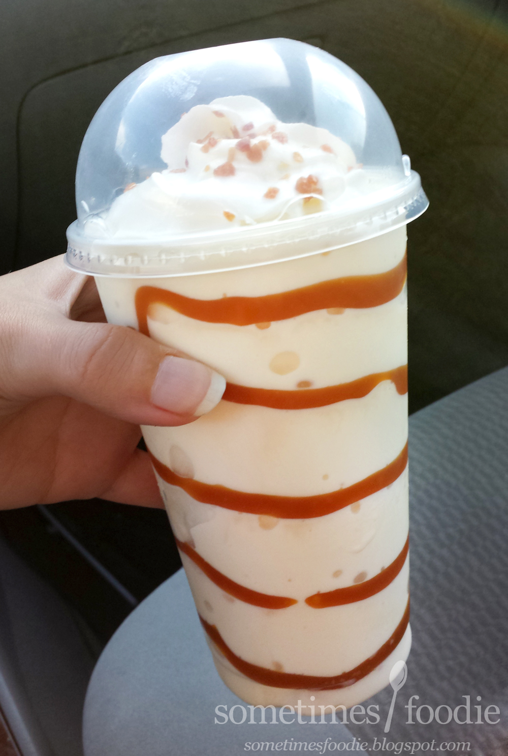 sometimes foodie crème brûlée milkshake arby s