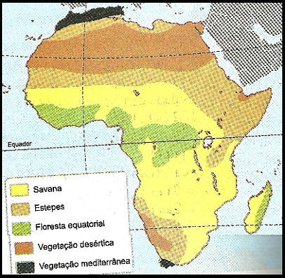 901 Evellyn: Clima e vegetação da África
