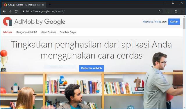 cara daftar admob terbaru