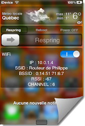 iphone notification give blurry tweak