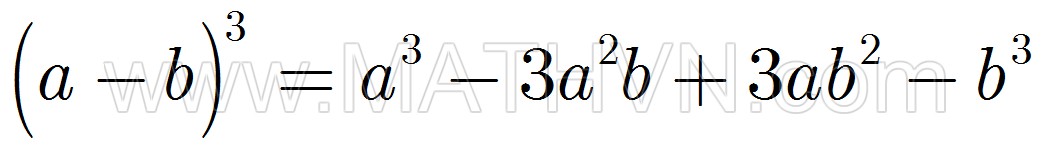 các hằng đẳng thức đáng nhớ