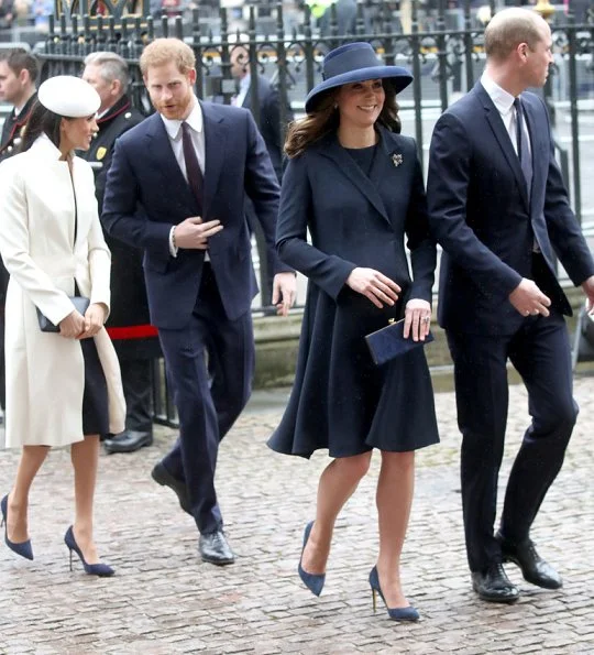 Queen Elizabeth II, Duchess Camilla, Prince William, Duchess Catherine, Prince Harry, Meghan Markle, Countess Sophie of Wessex, Princess Anne and Princess Alexandra