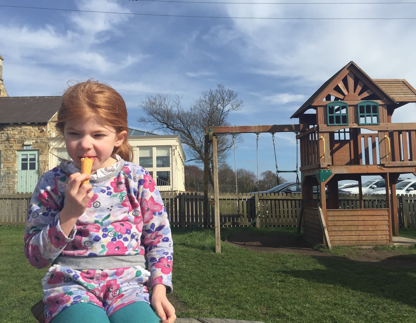 Fish & Chips Friday at Black Horse, Beamish - outdoor play area