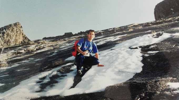 Gunung Kinabalu pernah diselebungi salji sekitar tahun 1993