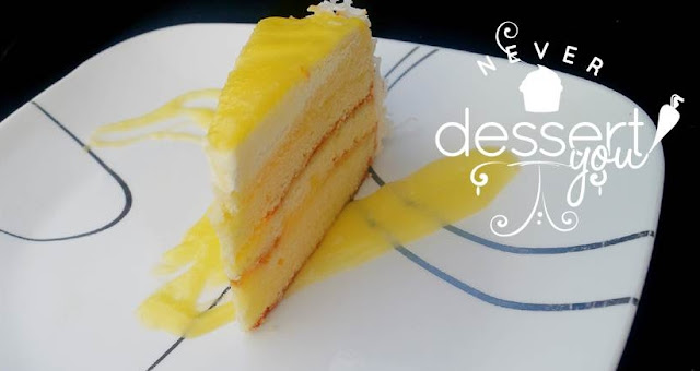 Coconut Layer Cake with Pineapple Curd Filling