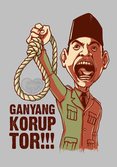 Karikatur Selebriti Indonesia Presiden Soekarno Gambar Rhoma Irama