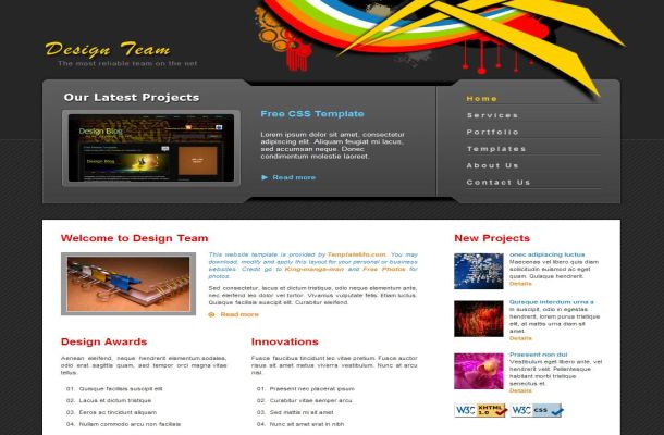 Free Web2.0 Retro Grunge Portfolio CSS HTML Website Template