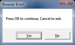 Joke browser error message image
