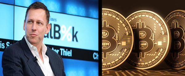 El Bitcoin se dispara 10% tras noticias del fondo de Peter Thiel